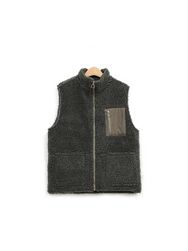 COSMO DUMBLE VEST - charcoal